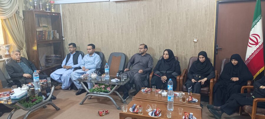 دیدار و گفتگوی مدیرکل بهزیستی استان با پرسنل شهرستان سراوان