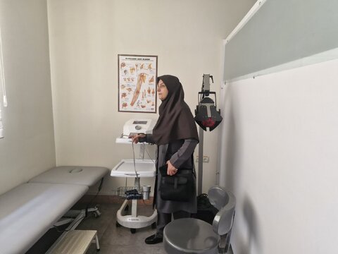به مناسبت هفته بهزیستی / بازدید از مرکز فیزیوتراپی ثمین نعناع