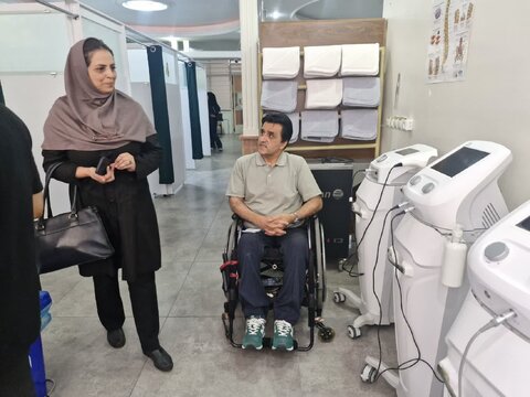 به مناسبت هفته بهزیستی / بازدید از مرکز فیزیوتراپی ثمین نعناع