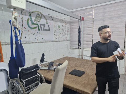 به مناسبت هفته بهزیستی / بازدید از مرکز فیزیوتراپی ثمین نعناع