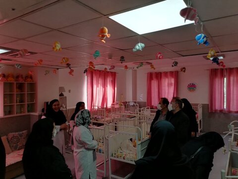 گزارش تصویری | بازدید رئیس سازمان مدیریت و برنامه‌ریزی استان البرز از شیرخوارگاه امام علی (ع) کرج