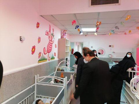 گزارش تصویری | بازدید رئیس سازمان مدیریت و برنامه‌ریزی استان البرز از شیرخوارگاه امام علی (ع) کرج