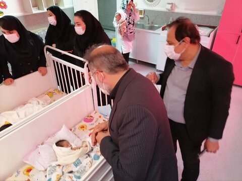 گزارش تصویری | بازدید رئیس سازمان مدیریت و برنامه‌ریزی استان البرز از شیرخوارگاه امام علی (ع) کرج