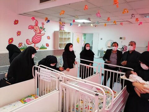 گزارش تصویری | بازدید رئیس سازمان مدیریت و برنامه‌ریزی استان البرز از شیرخوارگاه امام علی (ع) کرج