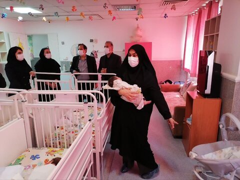 گزارش تصویری | بازدید رئیس سازمان مدیریت و برنامه‌ریزی استان البرز از شیرخوارگاه امام علی (ع) کرج