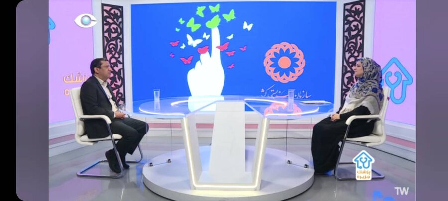 حضور سرپرست اداره بهزیستی کیش، محمدرضا حیدرهایی، در برنامه  «پزشک جزیره» به مناسبت هفته بهزیستی