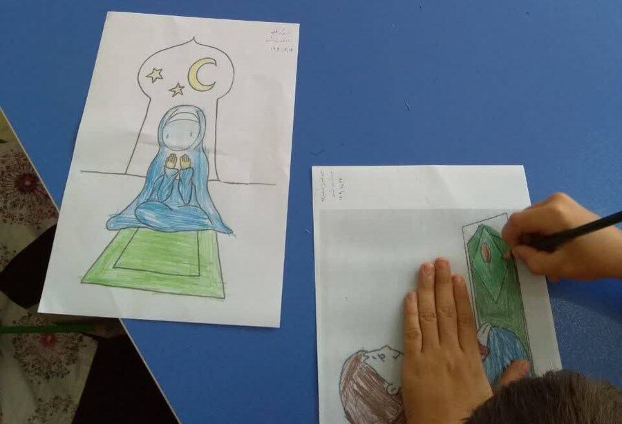 شهر قدس | برگزاری مسابقه نقاشی برای افراد دارای معلولیت در هفته بهزیستی