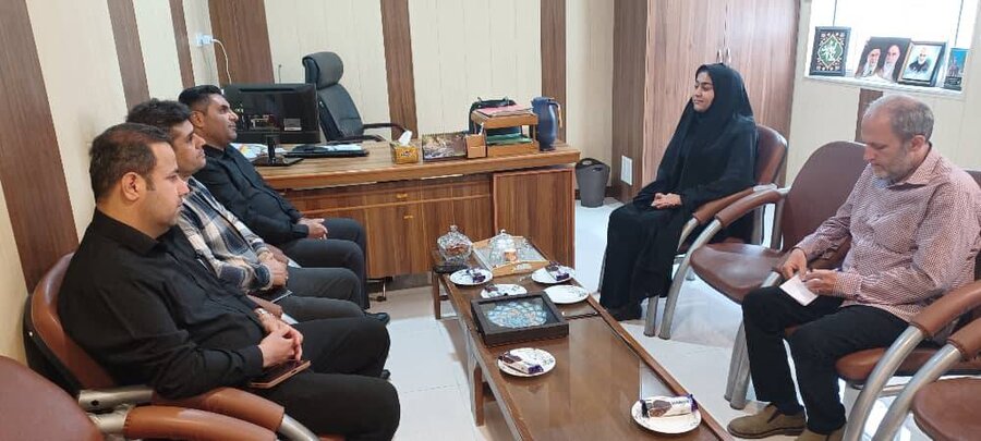 دیلم| دیدار رییس کمیته اداد امام خمینی (ره) دیلم با رییس بهزیستی دیلم