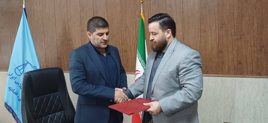 بهارستان | تقدیر رئیس بهزیستی از دادستان شهرستان
