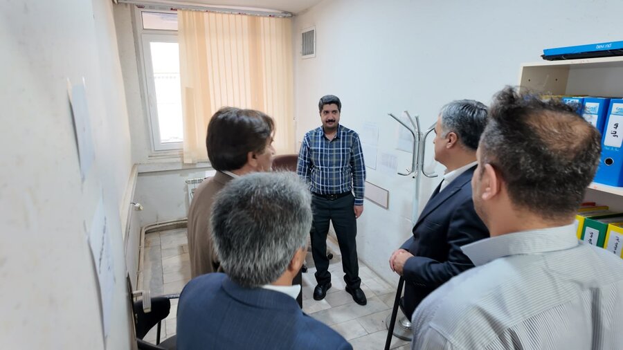 دیدار فرماندار سنندج با کارکنان بهزیستی 