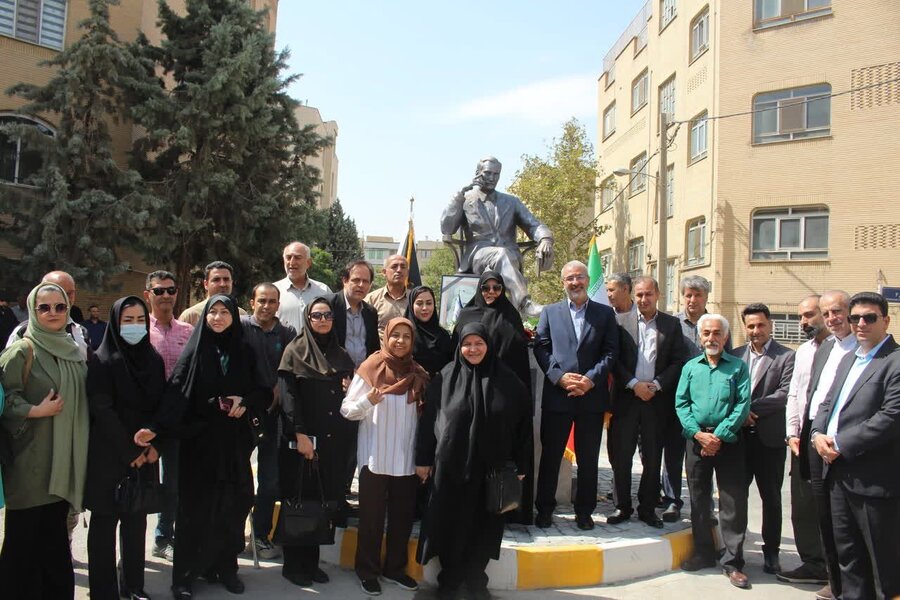 افتتاح میدان و سردیس جبار باغچه‌بان / گرامیداشت بنیانگذار آموزش ناشنوایان در ایران