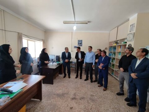 حضور فرماندار ابوانان