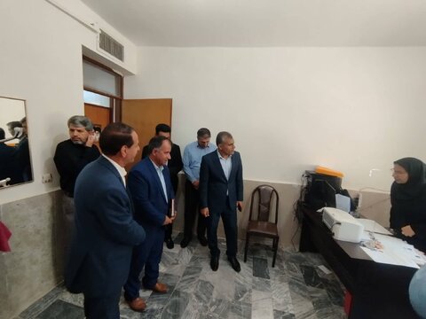 حضور فرماندار ابوانان