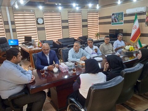 دیدار کارکنان بهزیستی چرداول با امام جمعه