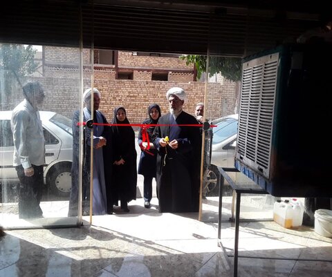 آیین افتتاح همزمان مسکن مددجویی و اشتغال دربوئین زهرا همراه با سراسر کشور