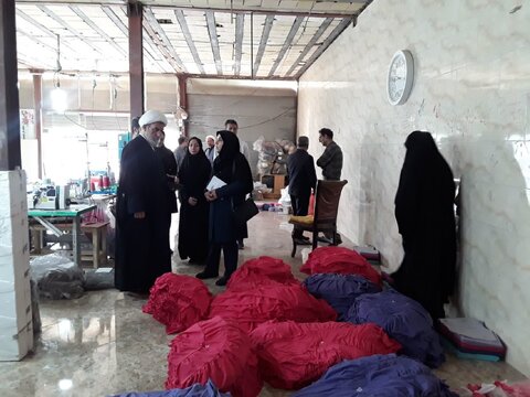 آیین افتتاح همزمان مسکن مددجویی و اشتغال دربوئین زهرا همراه با سراسر کشور