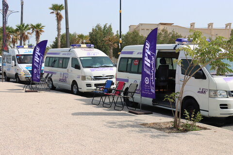 رژه خودرویی اورژانس اجتماعی ۱۲۳ بهزیستی در بوشهر؛ نمادی از حضور فعال در جامعه در هفته بهزیستی