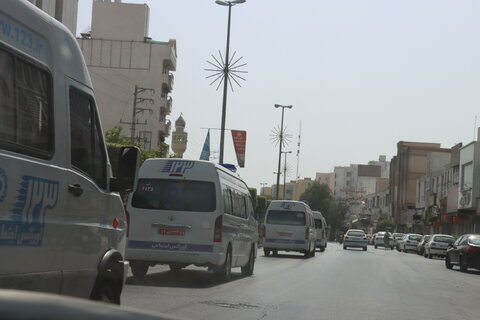 رژه خودرویی اورژانس اجتماعی ۱۲۳ بهزیستی در بوشهر؛ نمادی از حضور فعال در جامعه در هفته بهزیستی