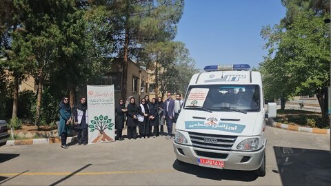 رژه خودرویی سمنان - اورژانس 123