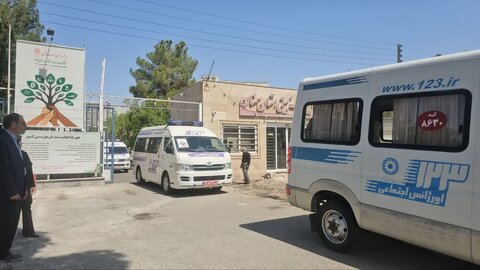 رژه خودرویی سمنان - اورژانس 123