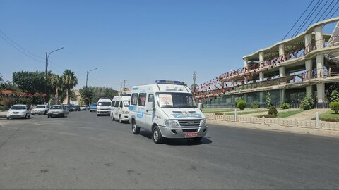 رژه خودرویی سمنان - اورژانس 123