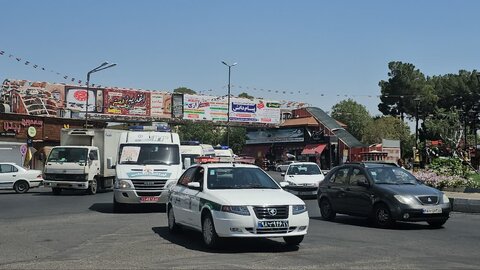 رژه خودرویی سمنان - اورژانس 123