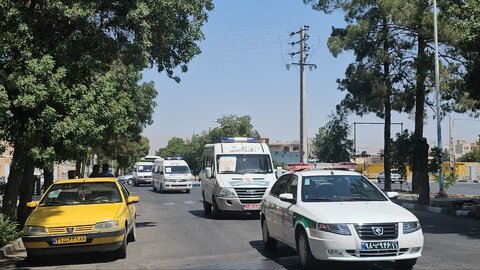 رژه خودرویی سمنان - اورژانس 123