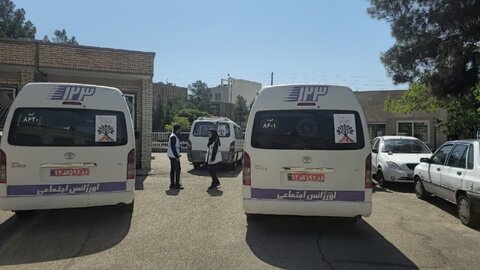 رژه خودرویی سمنان - اورژانس 123