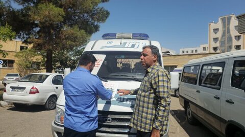 رژه خودرویی سمنان - اورژانس 123