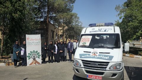 رژه خودرویی سمنان - اورژانس 123