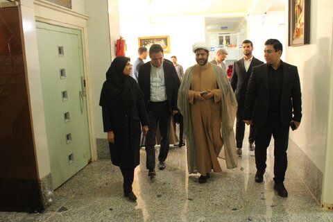 گزارش تصویری | بازدید مسئولان استان از مرکز نگهداری معلولین  ذهنی حبیب ابن مظاهر