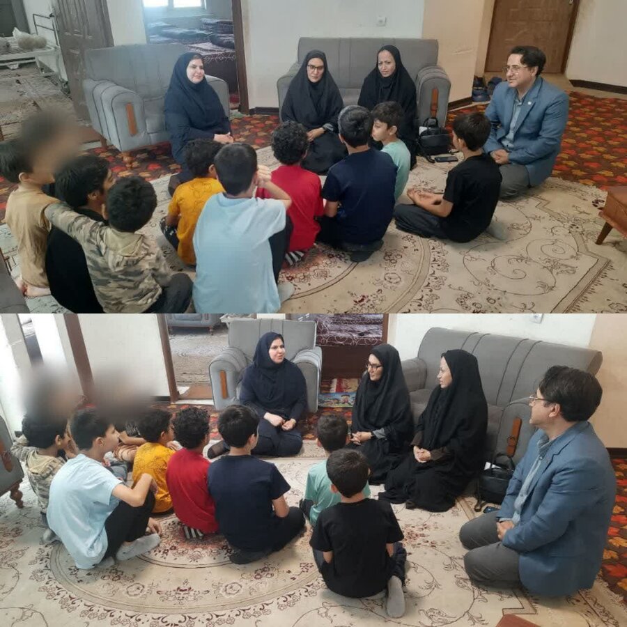 بازدید کارشناسان دادگستری از مرکز کودکان خیابانی