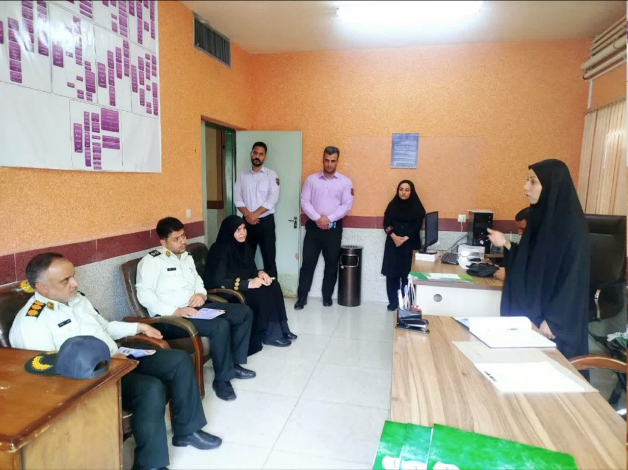 تقدیر و تشکر فرماندهی انتظامی شهرستان از بهزیستی تویسرکان