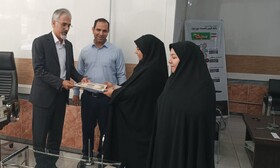 تجلیل از روسای بانک های عامل پرداخت تسهیلات بهزیستی توسط رئیس بهزیستی شاهین دژ
