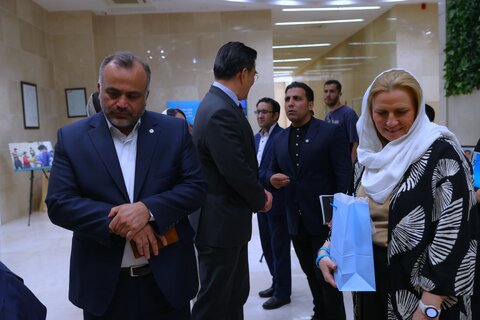 بازدید جمعی از سفرای مقیم ایران و نمایندگی های سازمان ملل از شیر خوارگاه شبیر