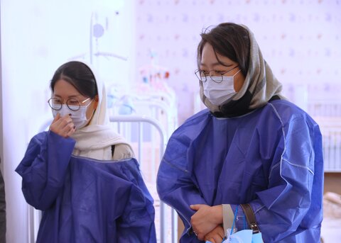 بازدید جمعی از سفرای مقیم ایران و نمایندگی های سازمان ملل از شیر خوارگاه شبیر