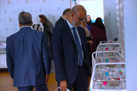 بازدید جمعی از سفرای مقیم ایران و نمایندگی های سازمان ملل از شیر خوارگاه شبیر
