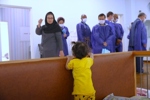 بازدید جمعی از سفرای مقیم ایران و نمایندگی های سازمان ملل از شیر خوارگاه شبیر