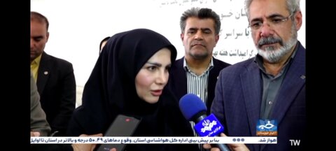 ببینیم| گزارش خبری صدا و سیما از حضور رئیس مرکز توسعه کارآفرینی بهزیستی کشور در خوزستان