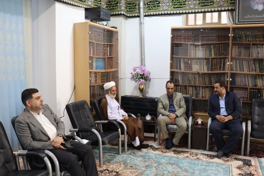 دیدار مدیرکل بهزیستی استان یزد با امام‌جمعه بهاباد به مناسبت هفته بهزیستی