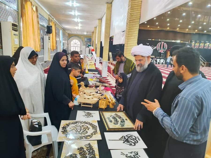 دشتی|برپایی نمایشگاه دستاوردهای جامعه هدف بهزیستی دشتی به مناسبت هفته بهزیستی