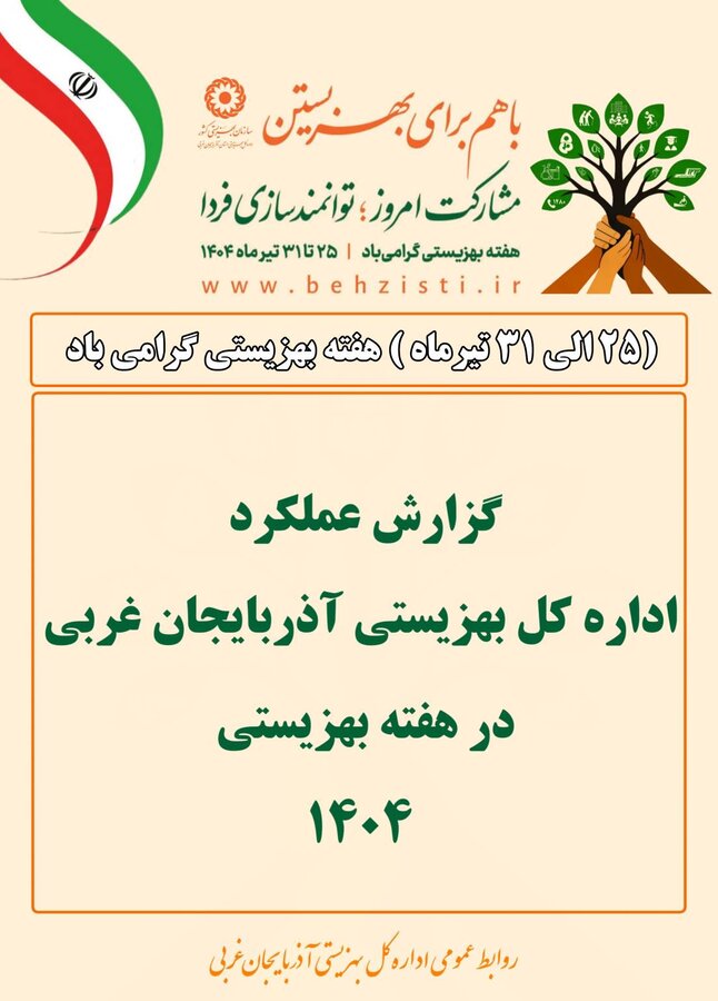 اینفو گرافیک / گزارش عملکرد اداره کل بهزیستی آذربایجان غربی