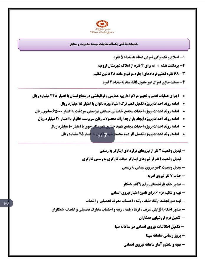 اینفو گرافیک / گزارش عملکرد اداره کل بهزیستی آذربایجان غربی
