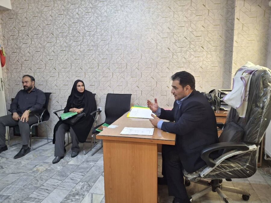 اسلامشهر | بازدید کارشناسان معاونت اجتماعی استانداری تهران از اداره بهزیستی، به مناسبت هفته بهزیستی