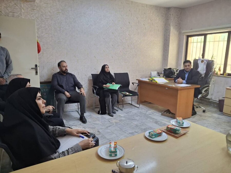 اسلامشهر | بازدید کارشناسان معاونت اجتماعی استانداری تهران از اداره بهزیستی، به مناسبت هفته بهزیستی