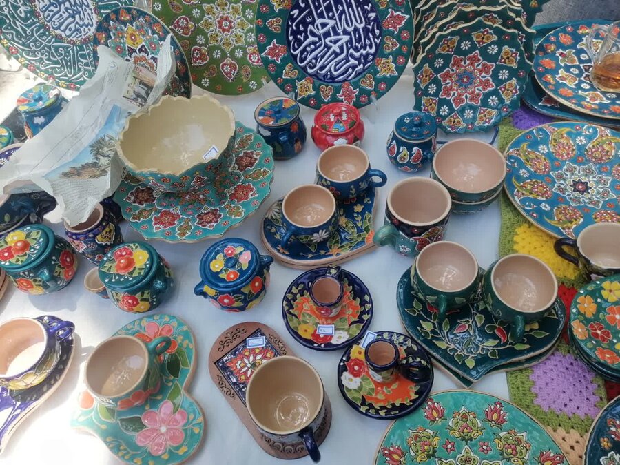 کلیپ| چهارمحال و بختیاری| نمایشگاه آثار  صنایع دستی جامعه هدف بهزیستی