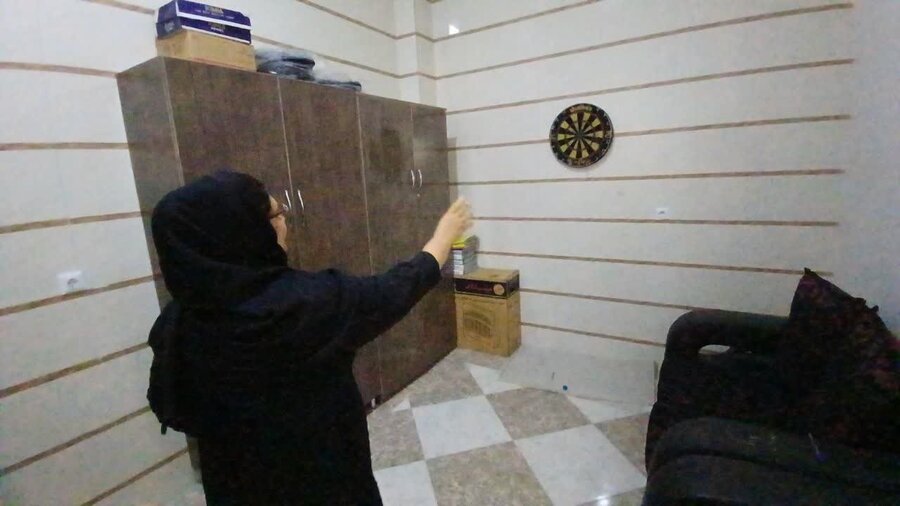 مسابقه دارت ویژه زنان سرپرست خانوار در مریوان برگزار شد