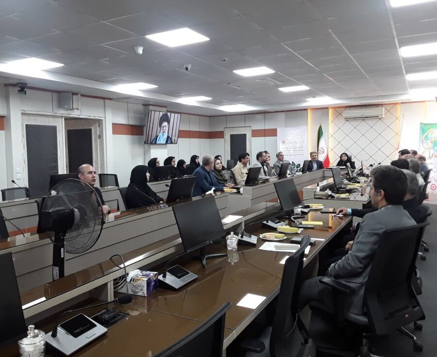 دیدار مشاور رئیس سازمان و مدیر کل دفتر مرکزی حراست بهزیستی کشور و رئیس حراست کل استان با مدیر کل و مدیران بهزیستی استان قزوین