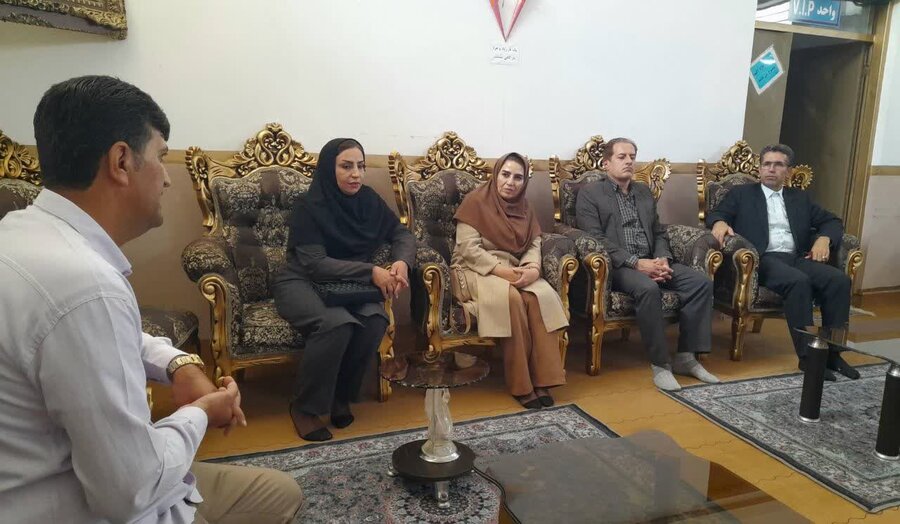 بازدید فرماندار کامیاران و معاون بهزیستی استان از مرکز ترک اعتیاد