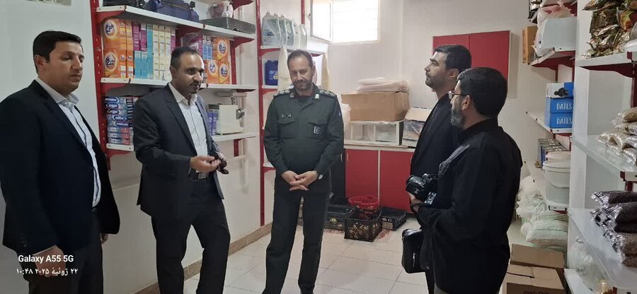 بازدید مسئولان دیواندره از مرکز بیماران روانی مزمن نساره